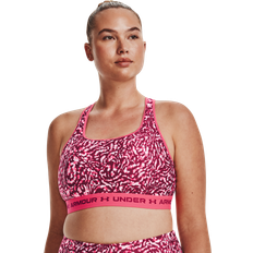 Under Armour Elastane/Lycra/Spandex Reggiseni Under Armour Crossback Mid Print Penta - Multicolor