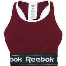 Reebok Linear Logo Sports Bra - Maroon