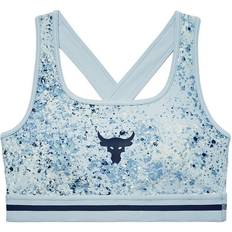 Under Armour Project Rock Bra - Orange/Hvid