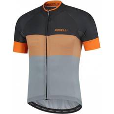 Rogelli Boost SS Jersey Men - Grey/Black/Orange