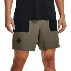 Beige - Löpning Shorts Under Armour Terrain Woven Shorts