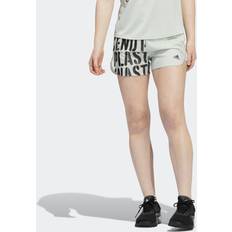 Beige - Dame - Løb Shorts adidas Run Fast løbeshorts med indertights