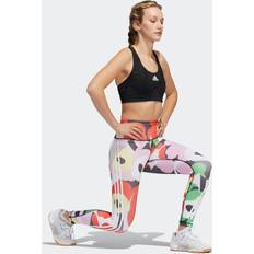 Multicolore Collants Adidas Legging Femme - Orange