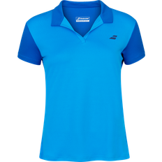 Babolat Polo Play Women Camiseta de Manga Corta Squash Azul