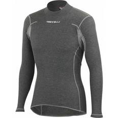 Castelli Basisschicht-Oberteile Castelli Flanders Warm Neck Undershirt - Grey