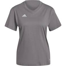 adidas Tränings T-Shirt Entrada Grå/Vit