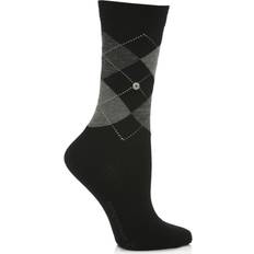 Burlington 1 Pair Cranberry Marylebone Argyle Wool Socks Ladies 3.57 Ladies