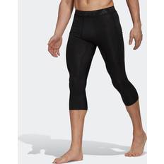 Adidas Mens Techfit Training 3/4 Tights - Negro