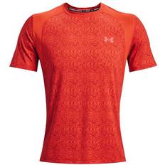 Juoksu - Punainen T-paidat Under Armour Iso-chill Run Printed Ss - Dark Orange