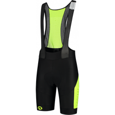 Cykling - Herre - Nylon Tøj Rogelli Tyro Bib Shorts - Black/Fluor