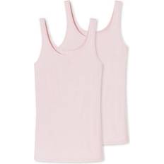 Roze Shapewear & Ondergoed Schiesser Tanktop Met Structuurmotief Set Van 2 Stuks - Donkerblauw