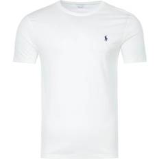 Polo Ralph Lauren Cremefarvet T-shirt med ikonlogo-Hvid Creme