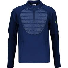 Nike Older Kid's Therma-FIT Winter Warrior Football Drill Top - Blue Void (DC9154-492)