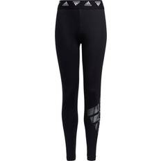 adidas Move Doubleknit Metallic Print Leggings - Tight Black/Silver Metallic