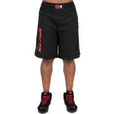 Harmaa - Kyllä Shortsit Gorilla Wear Augustine Old School Shorts - Black/Red