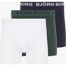 Björn Borg Hombre Ropa Björn Borg Solid 3-Pack Blue Male Ropa Interior Azul