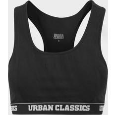 Donna - Grigio Reggiseni Urban Classics Classic Logo - Noir