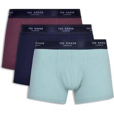 Ted Baker Tøj Ted Baker 3-pak Cotton Trunks Blue/Purple