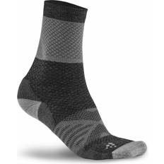 Craft Strumpor Craft XC Warm Sock 37/39 Asphalt/White