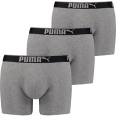 Puma Homme Sous-vêtements pour hommes Puma Sueded Cotton Boxer 3p Black Male