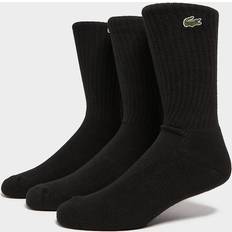 Lacoste Homme Sous-vêtements Lacoste Logo 3 Pack Socks - Black