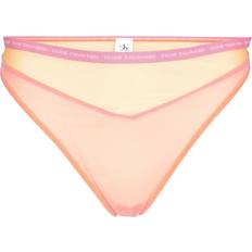 Calvin Klein High Waist Tanga Briefs - Orange Juice