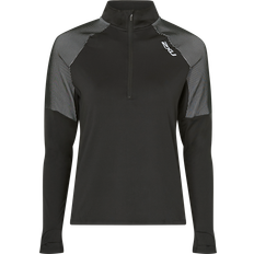 Man - Sportkledingstuk - Zilver 2XU Light Speed 1/2 Zip - Black/Silver Reflective