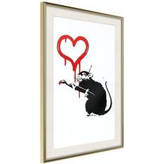 Arkiio Love Rat Poster 20x30cm