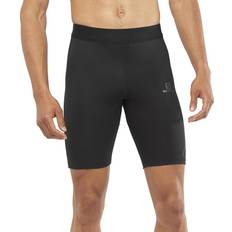 Salomon Cross Run 9" Men's Tights - Deep Black