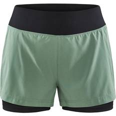 Dame - Slids - XL Shorts Craft ADV Essence 2-in-1 Shorts W - Green