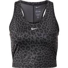 Nike Dri-FIT One Leopard Print Tank Madder Root/White