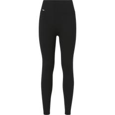Ribbed Seamless Tights - Black
