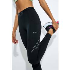 Beige - Damen - Fitness Bekleidung Nike Dri-Fit Run Division Mid-Rise Running Tights - Rot