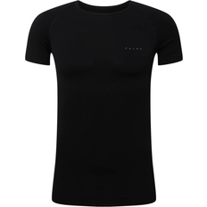 Herren - Silber Basisschicht Falke Warm T-Shirt Herren - Schwarz