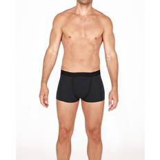 Hom Men's knit boxer shorts, Black