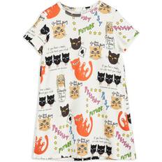 Katter Klänningar Barnkläder Mini Rodini Clairvoyant Cats Dress