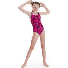 L Maillots de bain Speedo Fille Hyperboom Medalist Noir/Rose