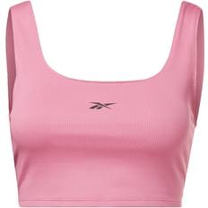 Dam - Fitness & Gymträning - Guld Kläder Reebok – Training – Workout Ready – crop top-Pink