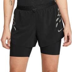 Nike Dri Fit Run Division 2 in 1 Shorts - Schwarz