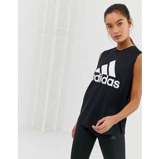 Viscosa Canottiere Adidas Training Logo Tank In