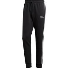 adidas Essentials 3 Stripes Tapered Pant - Cuffed Black/White