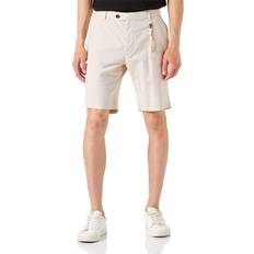 Jack & Jones Intelligence linen chino short in stone-Neutral