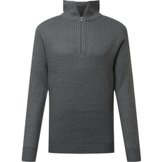 Blau - Herren Pullover Brandit Marin Pullover Troyer Sweater (Olivgrön, 2XL)