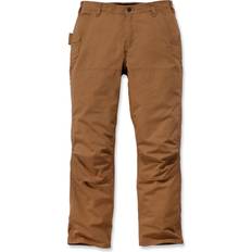 Carhartt Herren Arbeitshose Relaxed Fit Steel Double Front - Schwarz