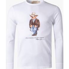 Ralph lauren polo langærmet Polo Ralph Lauren Langærmet T-shirt med cowboy-bjørneprint i