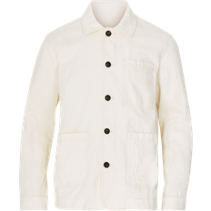 Overshirts - White Jackets Selected Homme worker jacket in ecru-Neutral