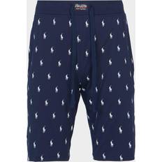 Jersey Shorts Polo Ralph Lauren Loungeshorts - Mørkeblå/Hvid