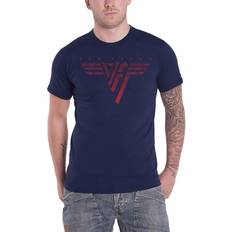 Van Halen Classic Logo T-shirt Herr marinblå