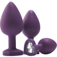 Buttplugs Dream Toys Flirts, Anal Training Kit, purple