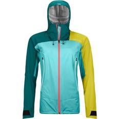 Damen - Türkis Oberbekleidung Ortovox Westalpen 3L Light Jacket Hardshell jacket Women's Coral